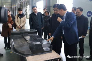 福建省发改委主任张灿民一行莅临海源新材料公司参观调研，深化产学研合作